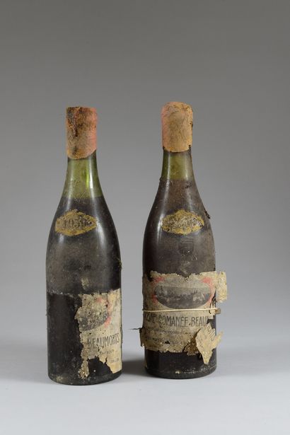 2 bouteilles VOSNE-ROMANÉE 