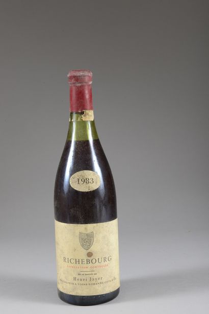 1 bouteille RICHEBOURG, Henri Jayer 1983...