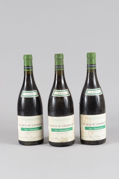 3 bouteilles NUITS-ST-GEORGES 