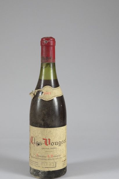 1 bouteille CLOS VOUGEOT, G. Roumier 1983...