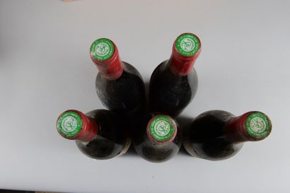 null 5 bouteilles VOLNAY "Clos des 60 Ouvrées, Les Caillerets 1er cru", La Pousse...