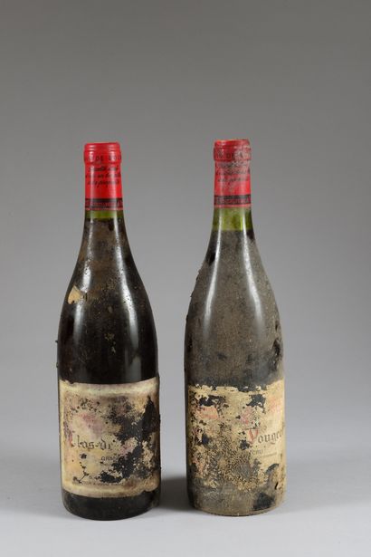 2 bouteilles CLOS VOUGEOT, Jean Grivot (sans...