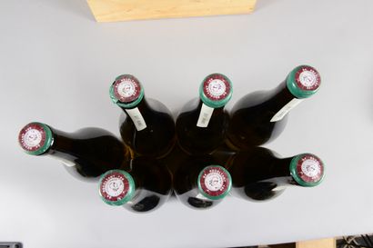 null 7 bouteilles JURANÇON "sec", Domaine. Lajibe 2018 (Carmeret; 1 caps cire abîmée,...