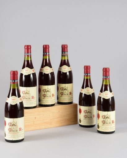 null 6 bouteilles CORTON "Clos du Roi", Dubreuil-Fontaine 1985 (3 TLB)