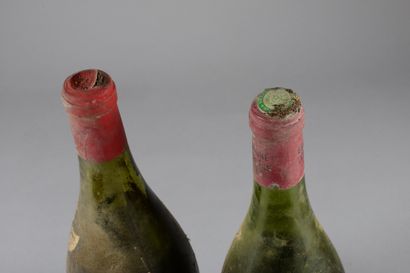 null 2 magnums CLOS VOUGEOT, Jean Confuron 1964 & 1969 (ets, ela, B/V) 