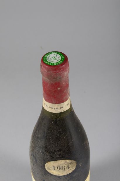 null 1 bouteille VOSNE-ROMANÉE "Cros-Parantoux 1er cru", Henri Jayer 1984 (ela, ...