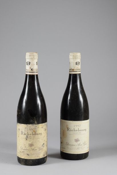 2 bouteilles RICHEBOURG, Anne Gros 1997 (et,...