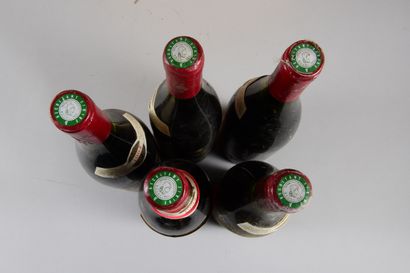 null 5 bouteilles MOREY-SAINT-DENIS, "Les Ruchots 1er cru", Domaine Arlaud 1994 (Cuvée...