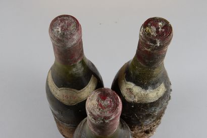 null 3 bouteilles BONNES-MARES, G. Roumier 1979 (1 ett, ea, 2 ett, eta, en lambeaux,...
