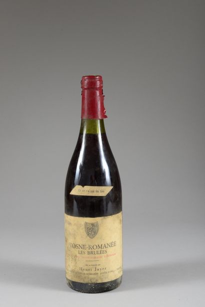 null 1 bouteille VOSNE-ROMANÉE "Les Brûlées 1er cru", Henri Jayer 1987 (es, elt,...