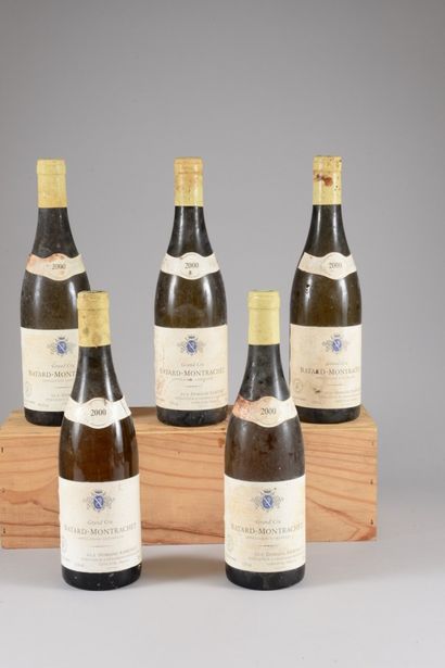 5 bouteilles BÂTARD-MONTRACHET, Ramonet 2000...