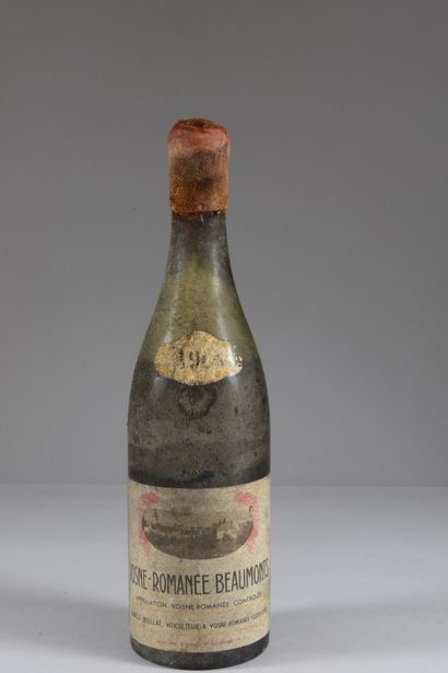 null 1 bouteille VOSNE-ROMANÉE "Beaumonts 1er cru", Charles Noëllat 1962 (et, ea,...