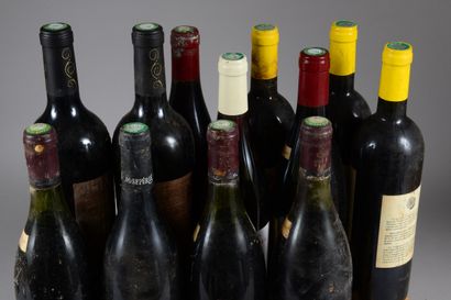 null 5 bouteilles FAUGÈRES "La Bastide", Alquier 1991 & 2001 (on y joint 3 Marmandais...
