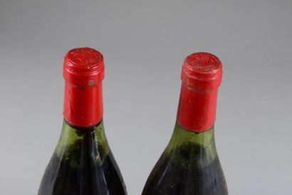 null 2 bouteilles VOSNE-ROMANÉE "Les Brûlées 1er cru", Henri Jayer 1979 (elt, 1 ela,...