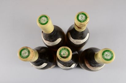null 5 bouteilles BÂTARD-MONTRACHET, Ramonet 2000 (es, et, ela, caps tachées)
