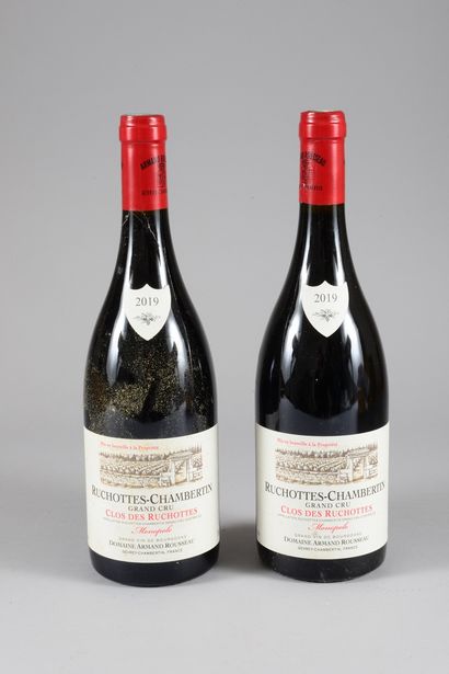2 bouteilles RUCHOTTES-CHAMBERTIN, 