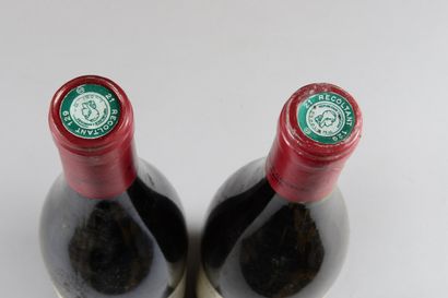 null 2 bottles POMMARD Domaine de Courcel (1 Rugiens 2001, 1 Croix Noires 2002)
