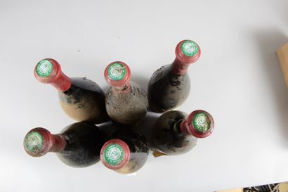 null 6 bouteilles CHINON Château de la Grille 1989 (es, ea,