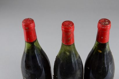 null 3 bouteilles VOSNE-ROMANÉE "Les Brûlées 1er cru", Henri Jayer 1979 (eta, 2 LB,...