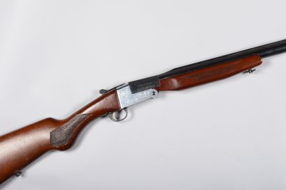 null Italian handmade single shot rifle caliber 12/76 (n°0105826). Smooth barrel...