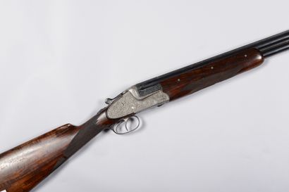 null Merkel 303 E rifle caliber 12/70 (n°95130). 71 cm smoothbore barrels, total...