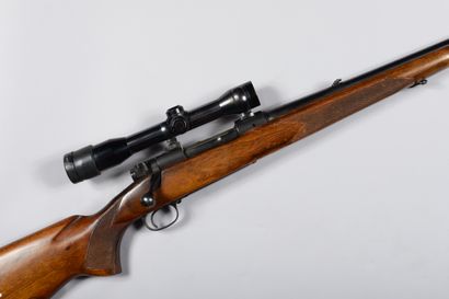 null Winchester rifle model 70 caliber 270win (n°384968). 58cm rifled barrel, 345mm...