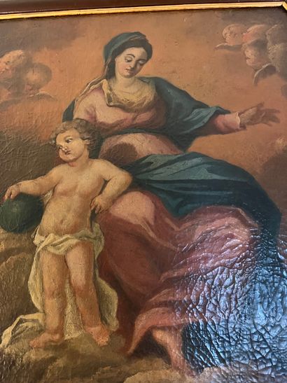 null Vierge à l'enfant avec Saint François de Salle et Sainte Jeanne de Chantal
Fin...