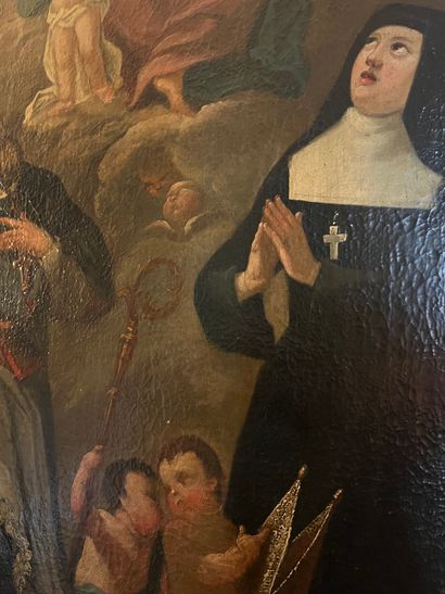 null Vierge à l'enfant avec Saint François de Salle et Sainte Jeanne de Chantal
Fin...