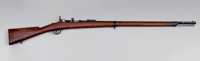 Infantry rifle, bronzed barrel marked: 