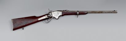 null Carabine Spencer, civil war, calibre 52 ; bloc culasse marqué : “SPENCER (REPEATING)...