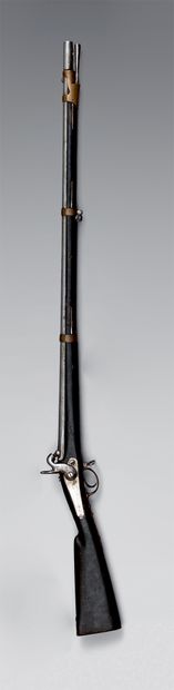 Dragoon or infantry percussion rifle, fluted...