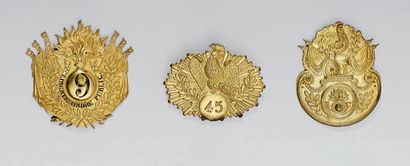 A grenadier officer's shako plate of the...