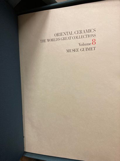 null China, book in box on the collection "oriental ceramics the worlds great collections...