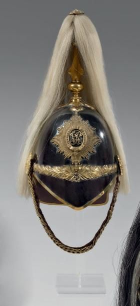 Grande-Bretagne Casque d'officier de dragons modèle 1871 du régiment "Inniskilling...