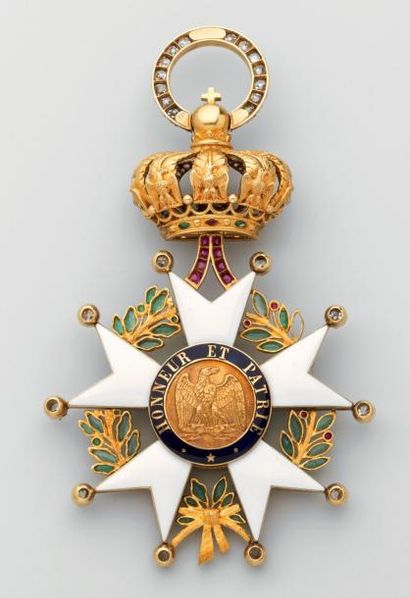 null SOUVENIR d'Achille FOULD (1800/1867) Exceptionnel bijou de grand croix de l'ordre...