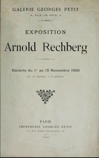 Arnold Friedrich Wilhelm RECHBERG (1879-1947) La Voluptueuse, 1905
Épreuve en bronze...