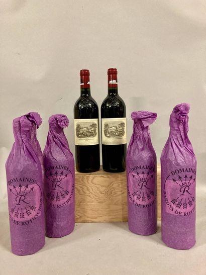 6 bouteilles CH. LAFITE-ROTHSCHILD, 1° cru...