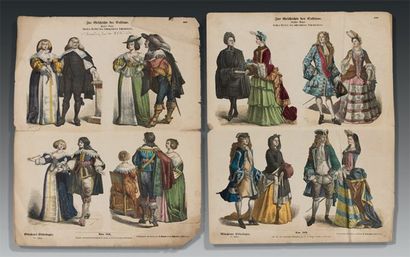 Costumes historiques, extraits de Zur Geschichte...