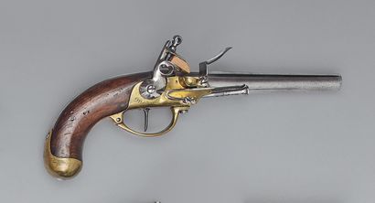 Pistolet à silex de cavalerie modèle 1777,...