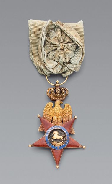Croix de chevalier de l'ordre des Deux-Siciles,...