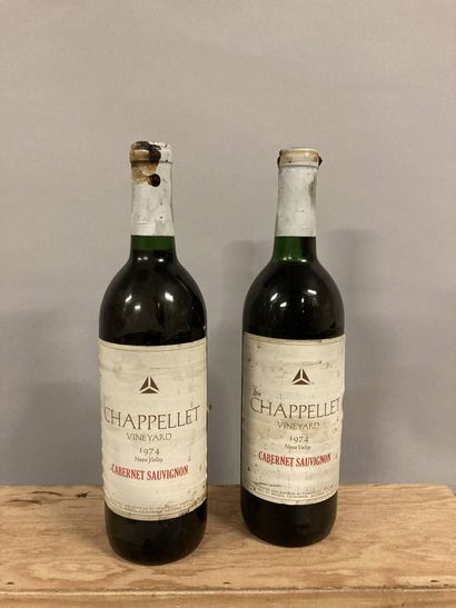 2 bouteilles NAPA VALLEY, 