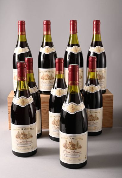 9 bouteilles SAINT-AMOUR Ch. Belleverne 1997...