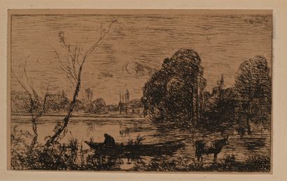 Camille COROT(1796-1875) Ville d'Avray, l'étang...