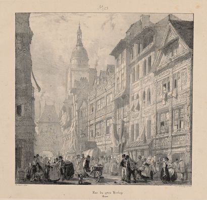 Richard Parkes BONINGTON (1802 -1828) Rue...