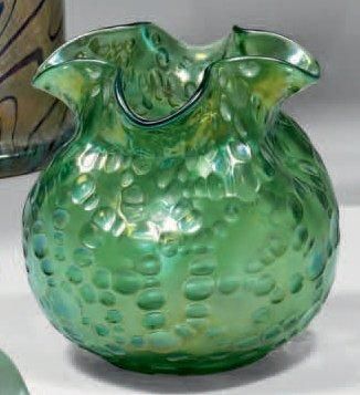 LOETZ Johann (1880 - 1940) Vase dit «Diaspora» de forme ovoïde à col entièrement...