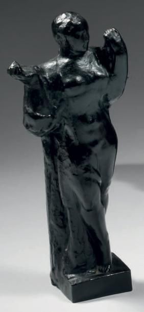 Charles Alexandre MALFRAY (1887 - 1940) Le Printemps Épreuve en bronze patiné, signée...