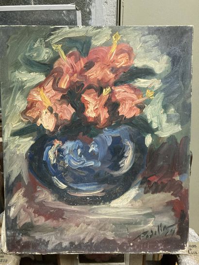 null Modern school
Bunch of flowers
Oil on canvas, signed PADILLA and dated 64 lower...