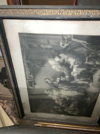 null Lot of various engravings and framed pieces