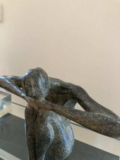 null Sylvie Mangaud-Lasseigne
Seated woman
Bronze 
Signed SML, numbered 4/8 and dated...
