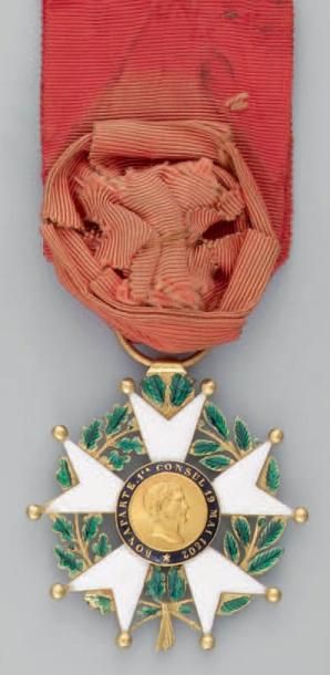 null Croix d'officier de l'ordre de la Légion d'honneur, modèle de la Deuxième-République,...